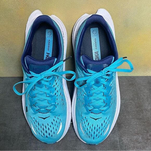 Hoka One One Kawana Men\'s Running Shoes Scuba Blue Bellwether Blue Size 9.5D